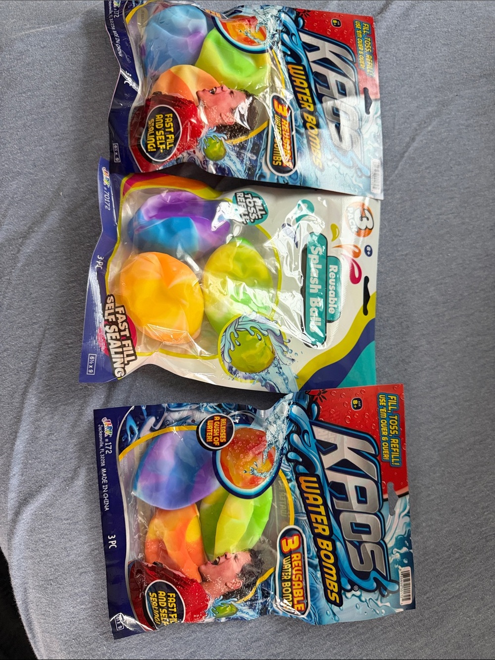 9 Pack Reusable Injection Self Sealing Water Ballons